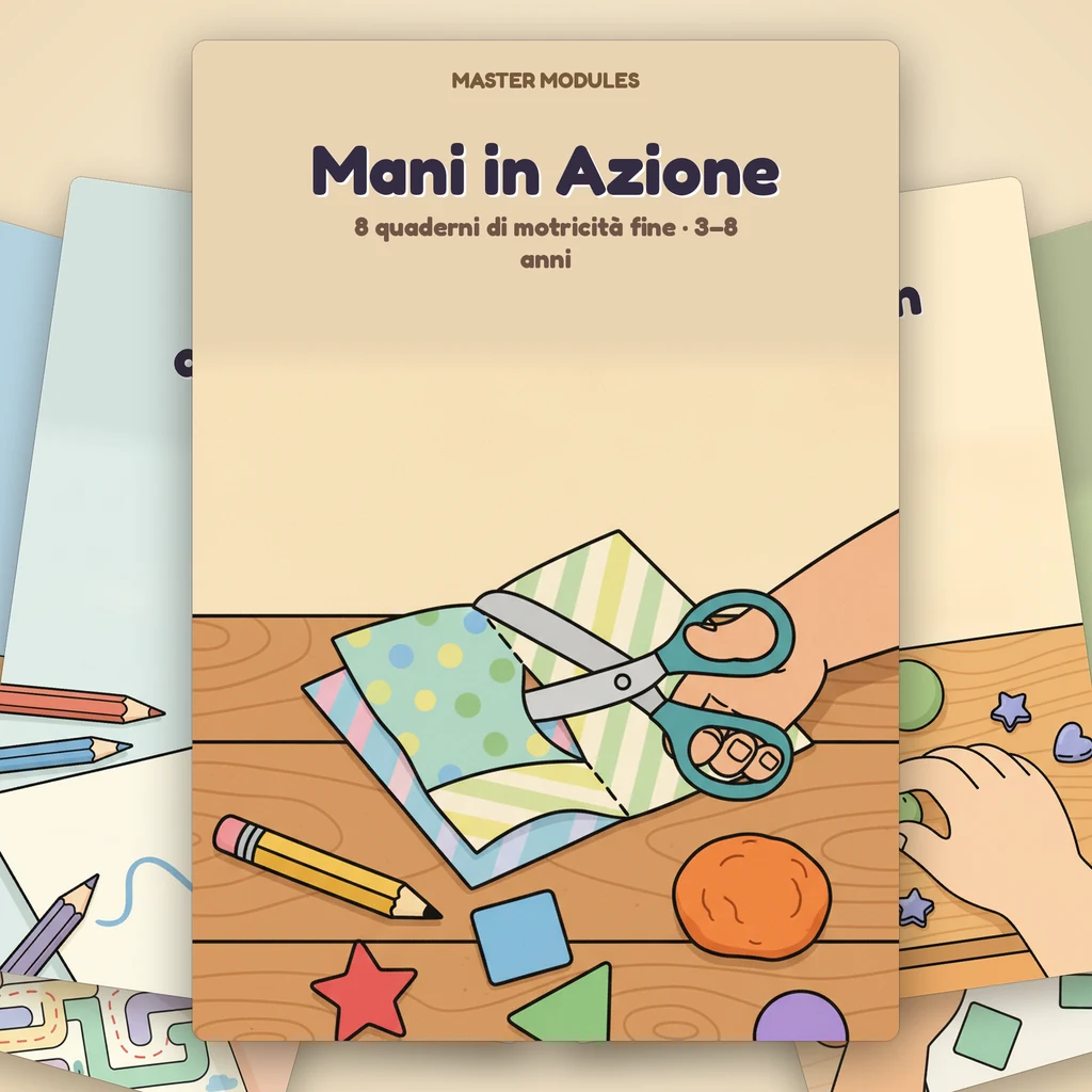 Schede di logica per bambini su tavolo