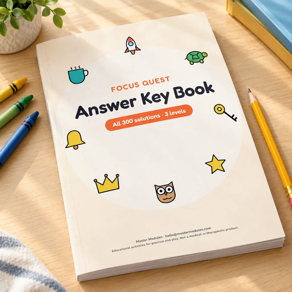 The Answer Key Book bonus with solutions for all 200 activities