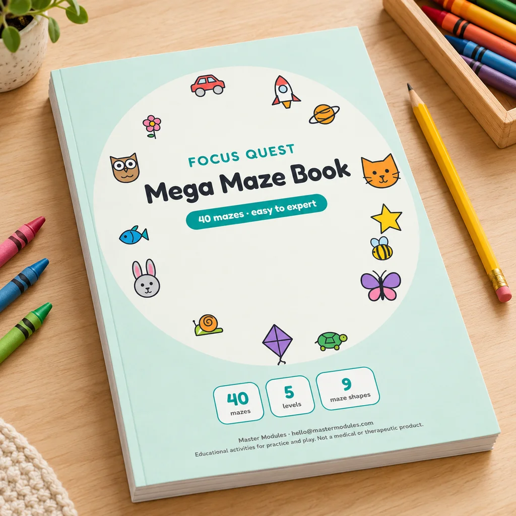 The Mega Maze Book with 40 mazes from easy to expert
