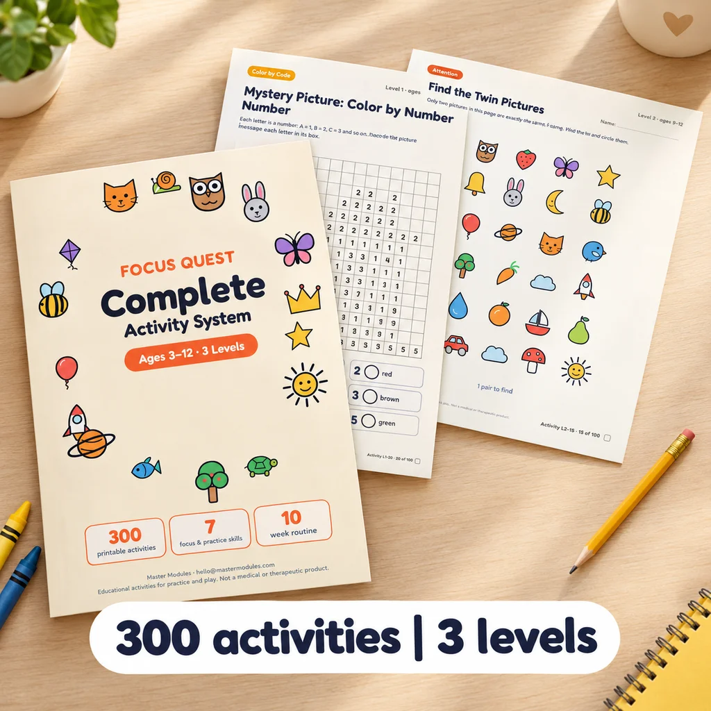 Focus Quest Activity System